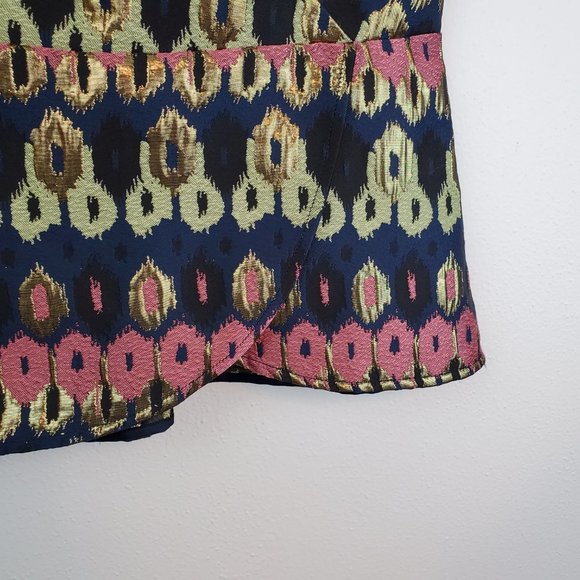 Anthro HD in Paris Yana Jacquard Peplum top (430) - Picture 5 of 11